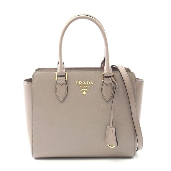 Prada Handbags - Prada Saffiano Soft C Leather Handbag